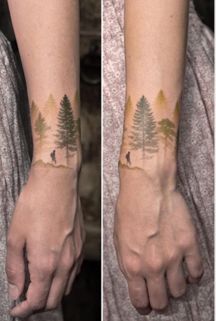 Forest Tree Tattoo