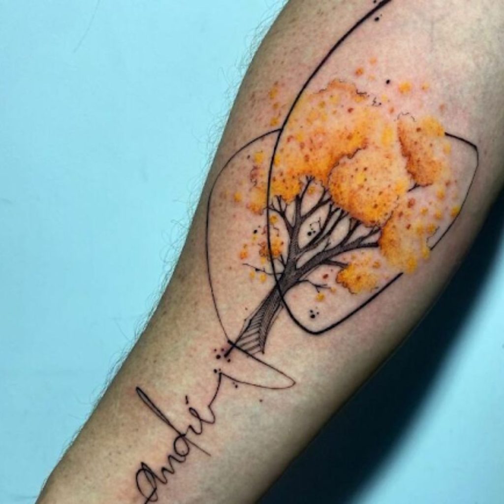 Spring Tree Tattoo