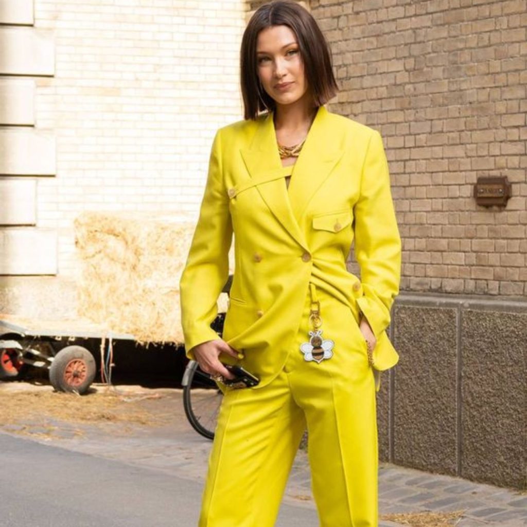 Bella Suit Outfit Design Yellow