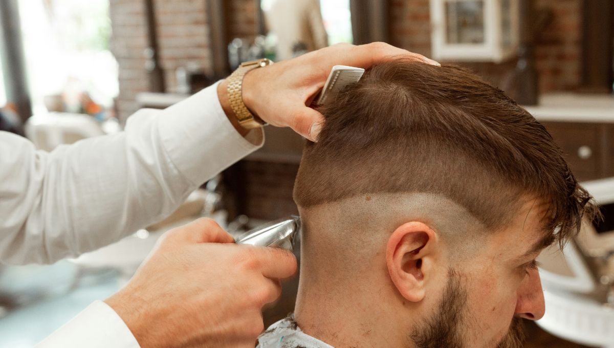 blowout haircut for men