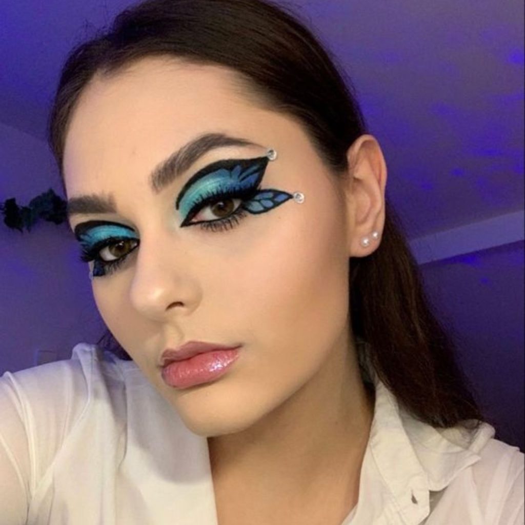 Blue Butterfly Eye Makeup Ideas