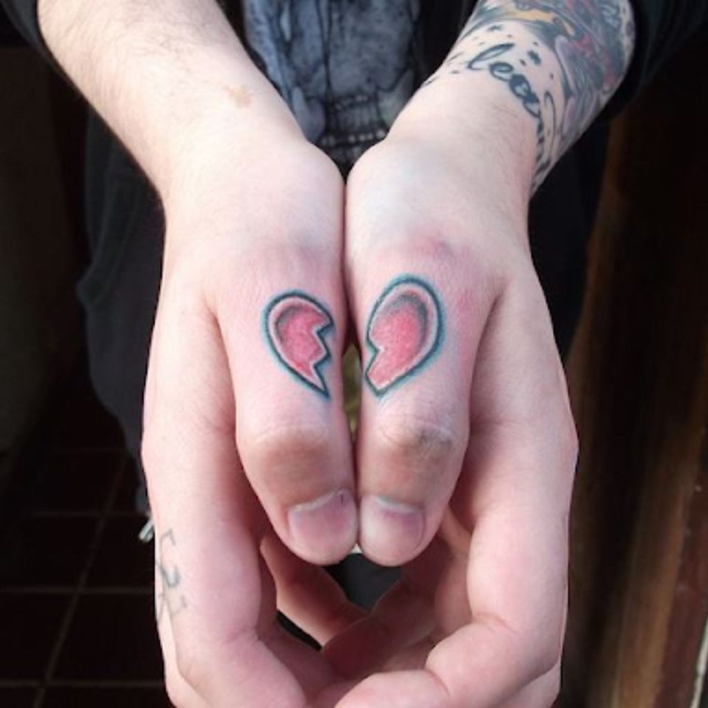 Broken Heart Tattoo Design