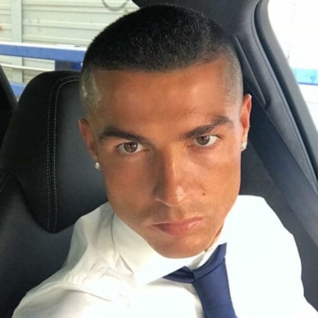 Cristiano Ronaldo Haircut Buzz Cut 