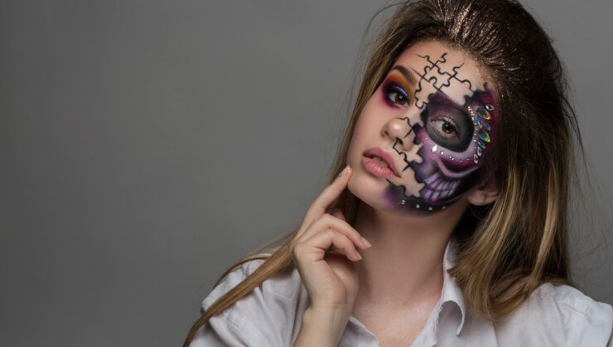 Creepy Face Painting