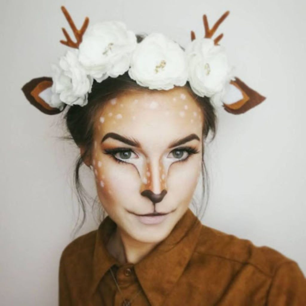 Deer Painting on Face