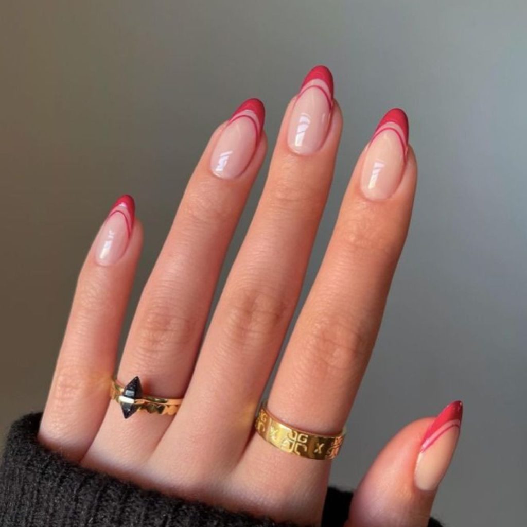 Double French Nails