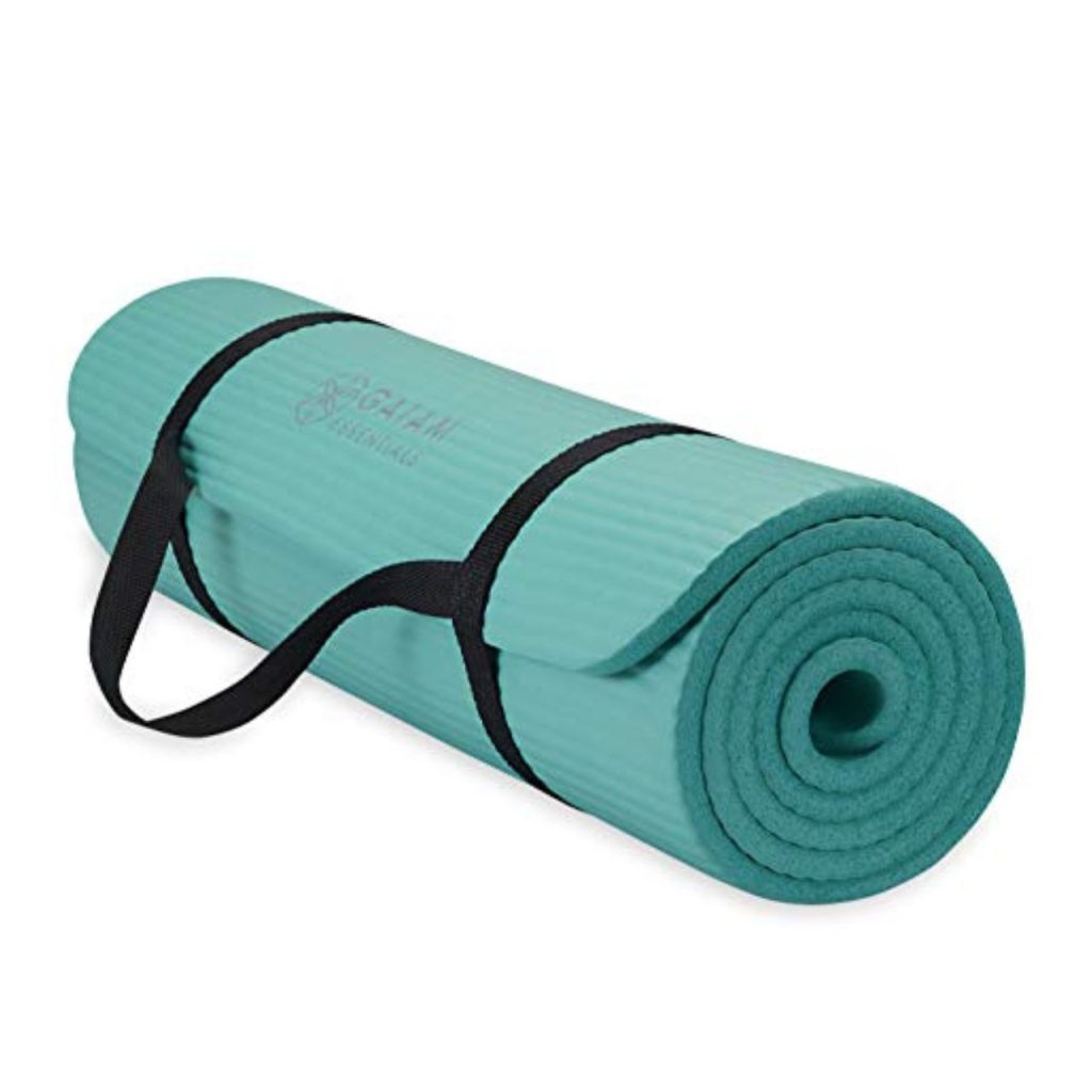 Gaiam Essentials Thick Yoga Mat 