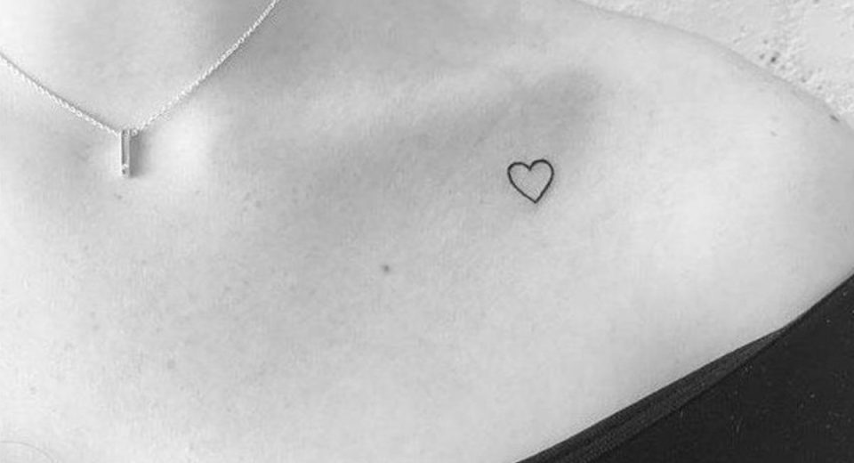 Heart Outline Tattoos