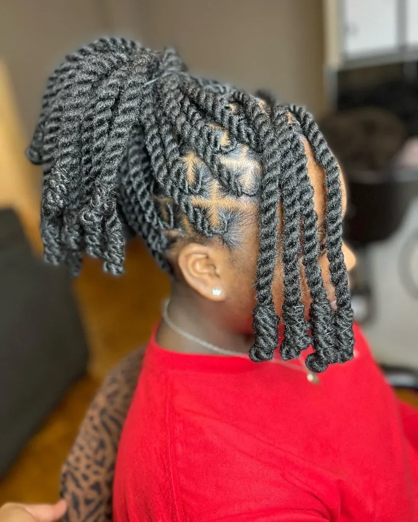 Invisible Locs Hairstyle 