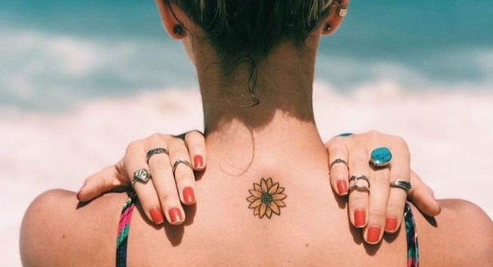 Mini Sunflower Tattos