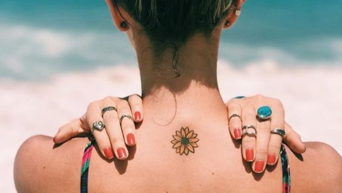 Mini Sunflower Tattos