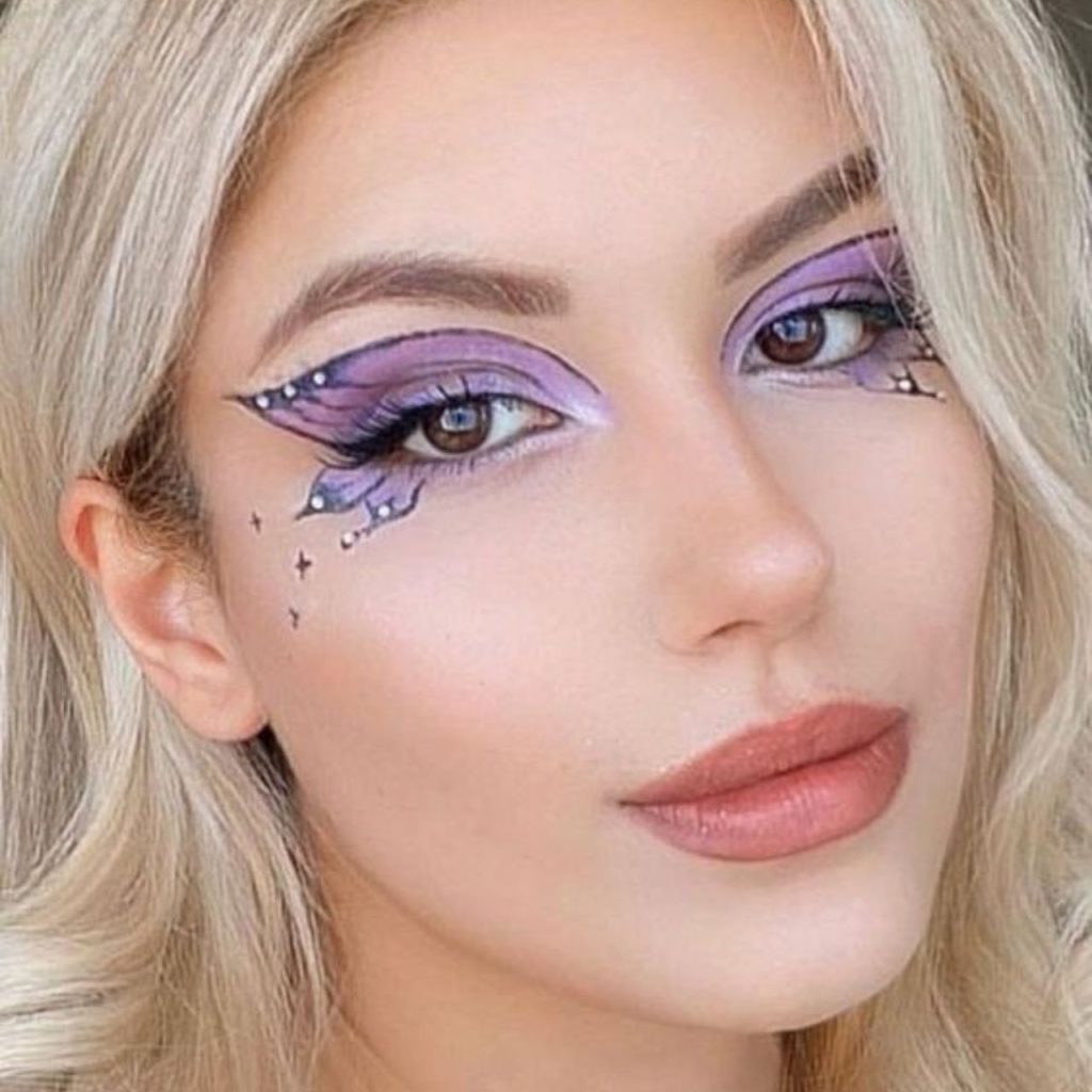 Ombre Butterfly Eye Makeup