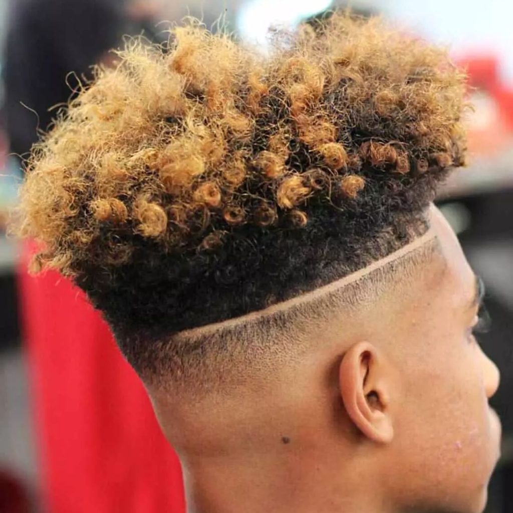 Curly Top Black Boy Cut