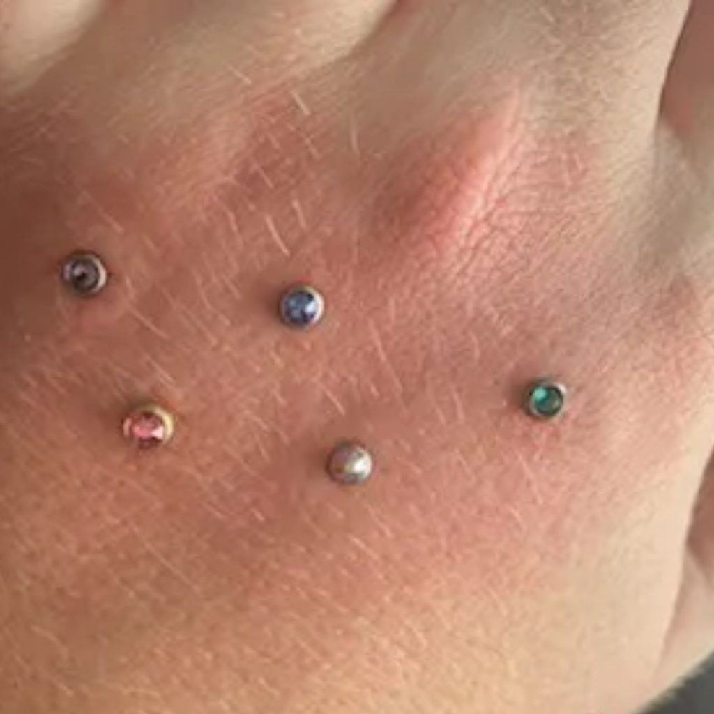 5 Hand Piercing for Natural Look
