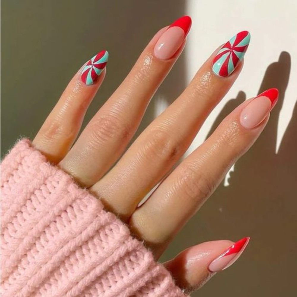Adorable Sweater Winter Nail Designs For Graceful Look
