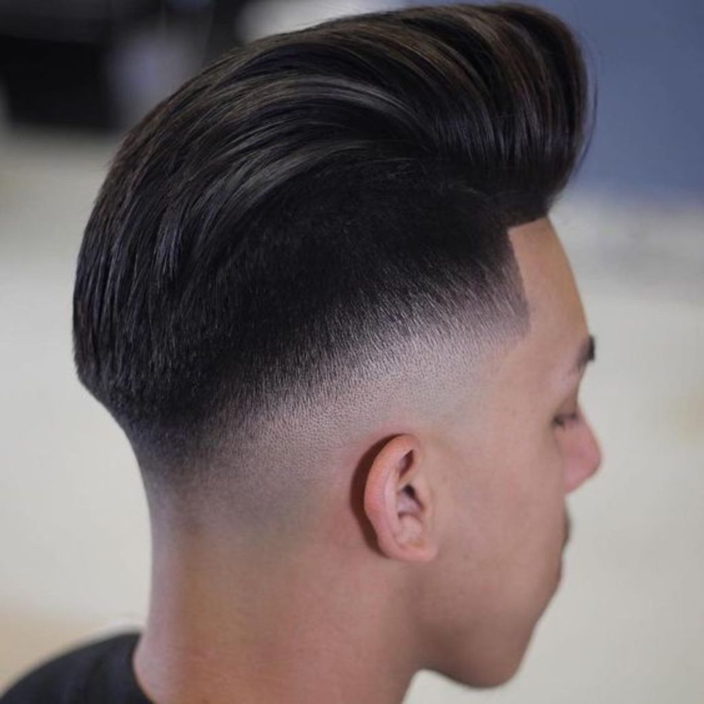 Asian Mid Drop Fade for Chic Modern Look