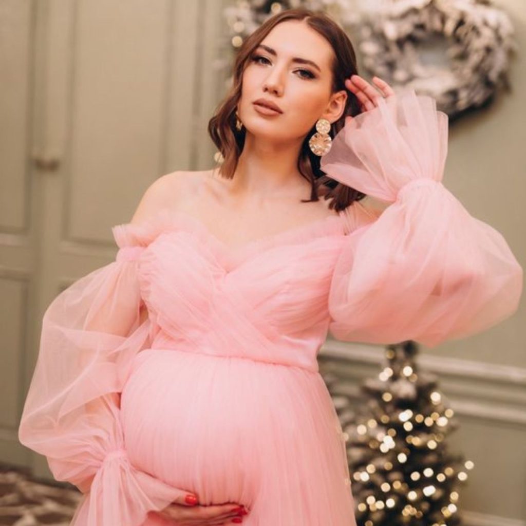 Pink Baby Shower Dress for Gorgeous Look