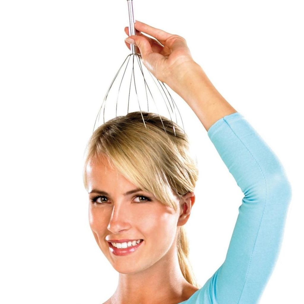 Using a Head Massager for Stress Release