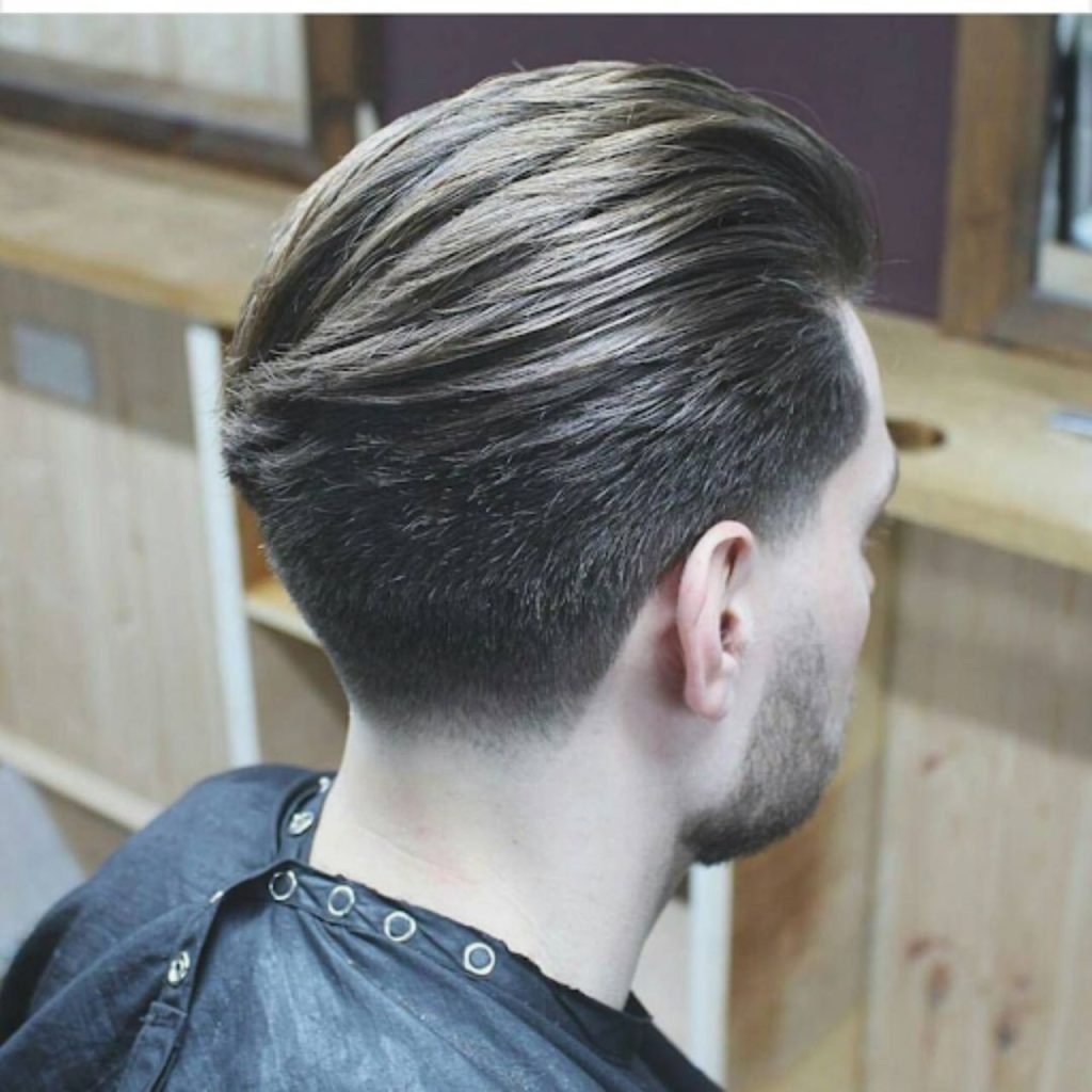 Blown Black Low Taper fade Haircut for Edgy Look