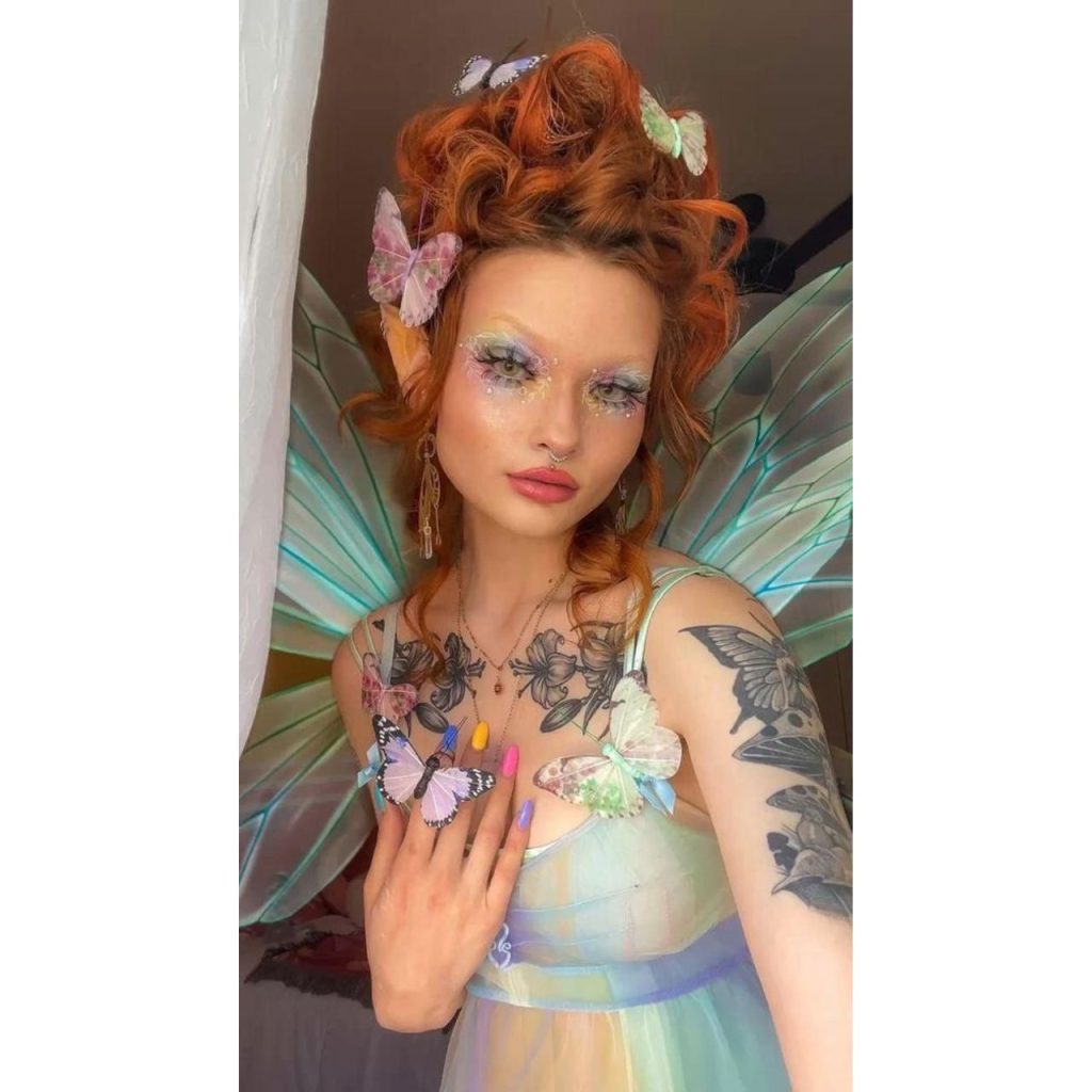 Stunning Butterfly Costume Makeup Look