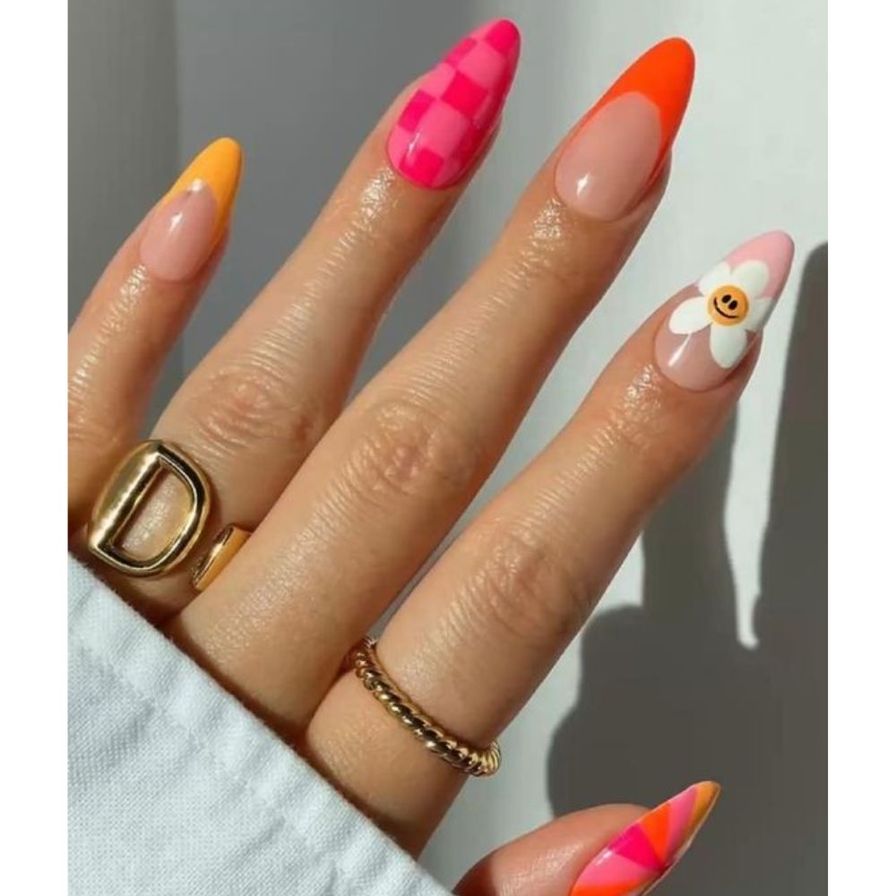 Colourful Acrylic Nail Designs for Women for a Chic Look