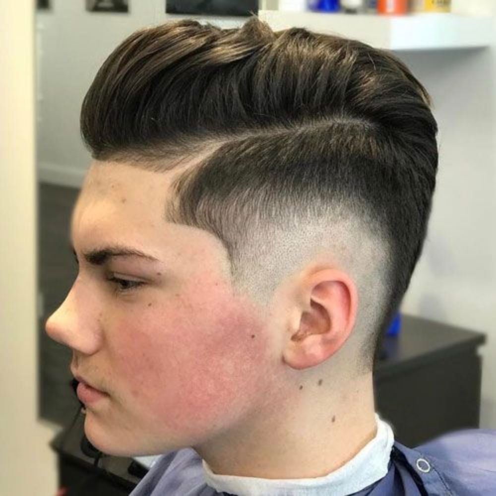 Comb Over Low Burst Fade For A Clean Look