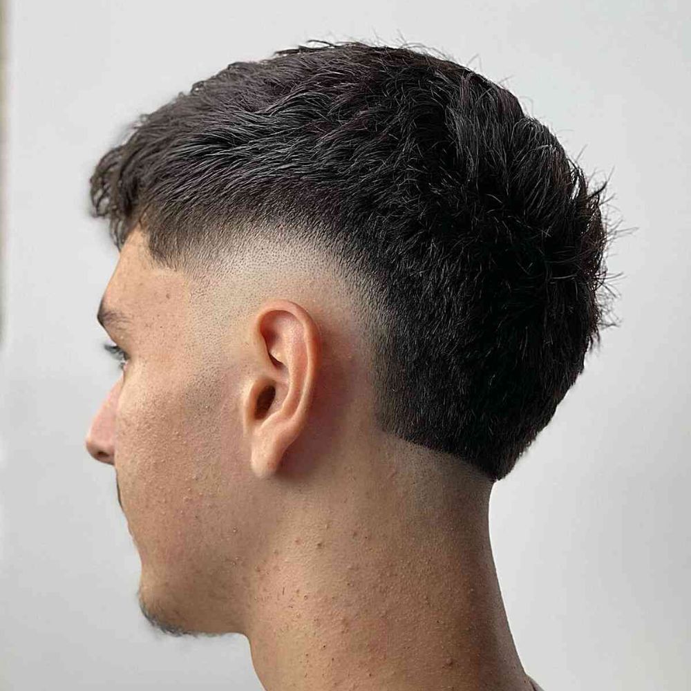 Cropped Low Burst Fade For A Clean Look