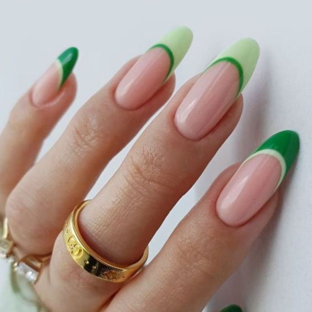 Double French Acrylic Nail Designs for Women for a Chic Look