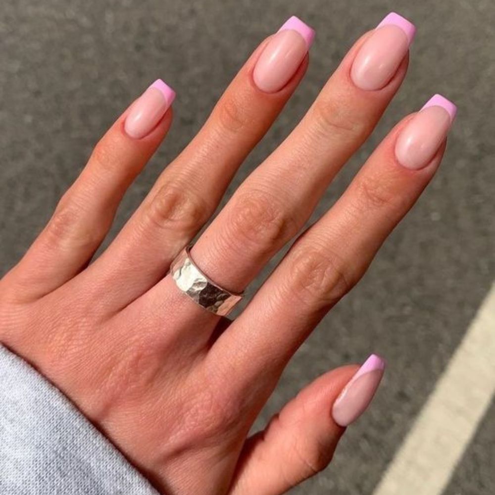 Dreamy Pink Tapered Square Nails for Marvelous Look