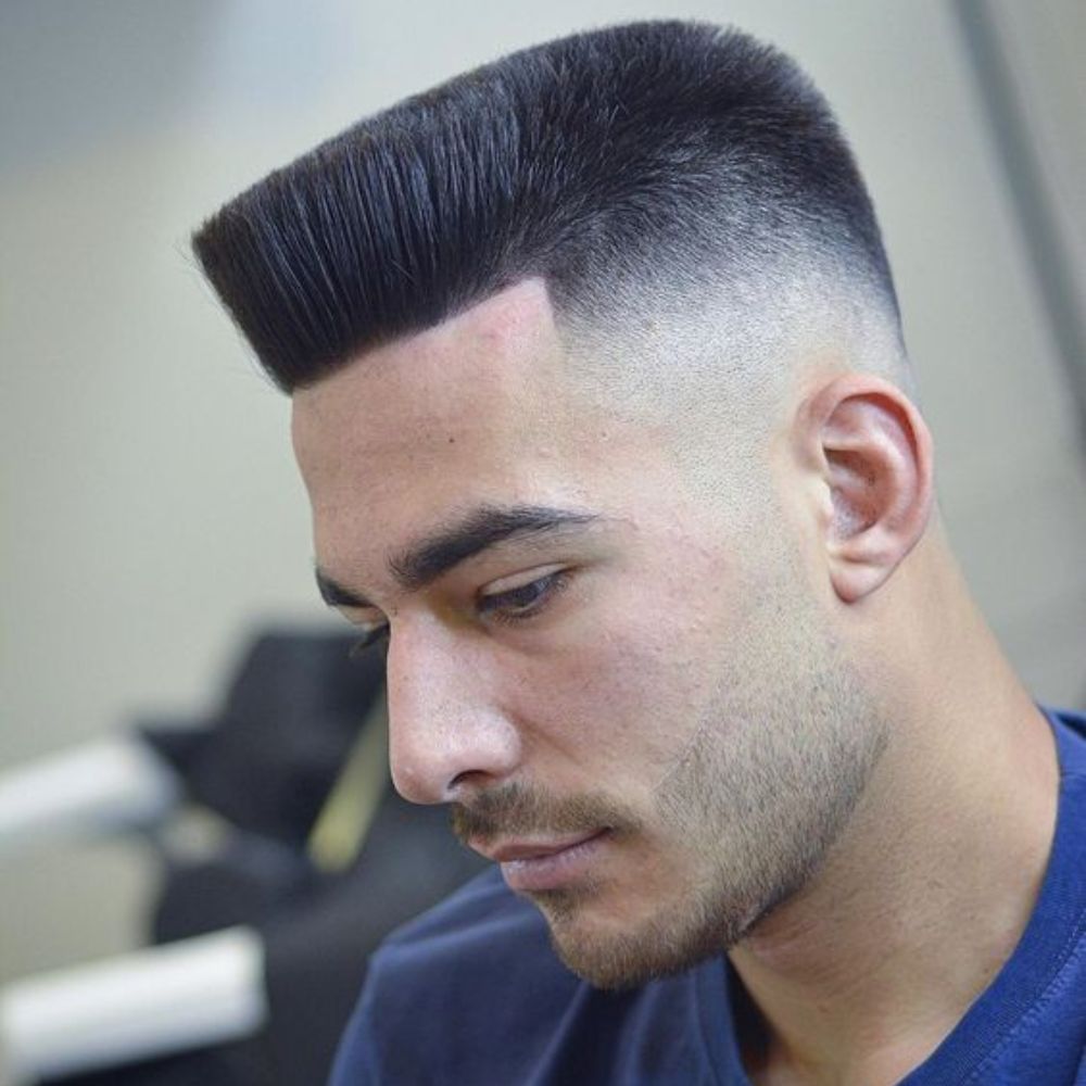 Flat Top Cut for Military's Man