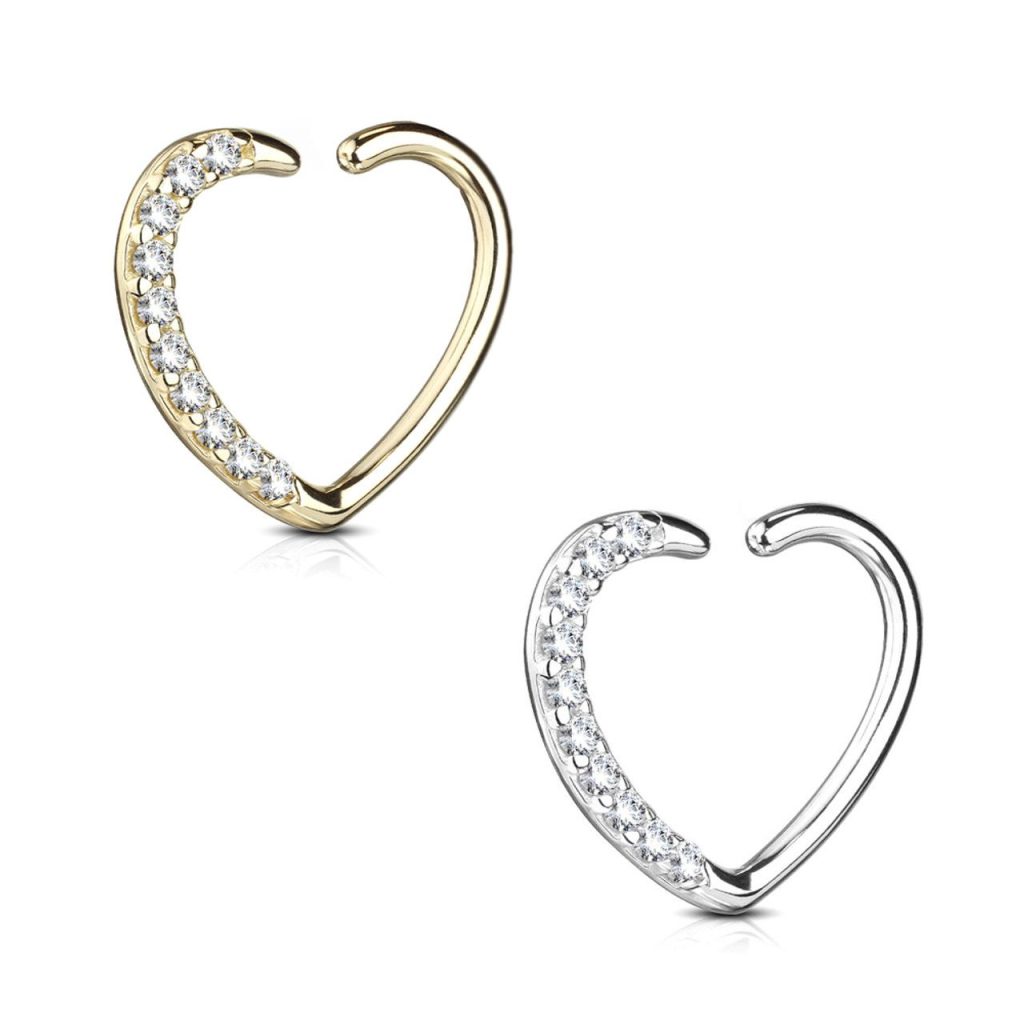 Heart-shaped rook jewelry