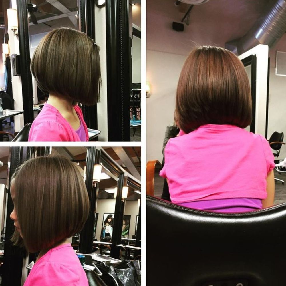Cute Inverted Bob Haircut for a Glamourous Look