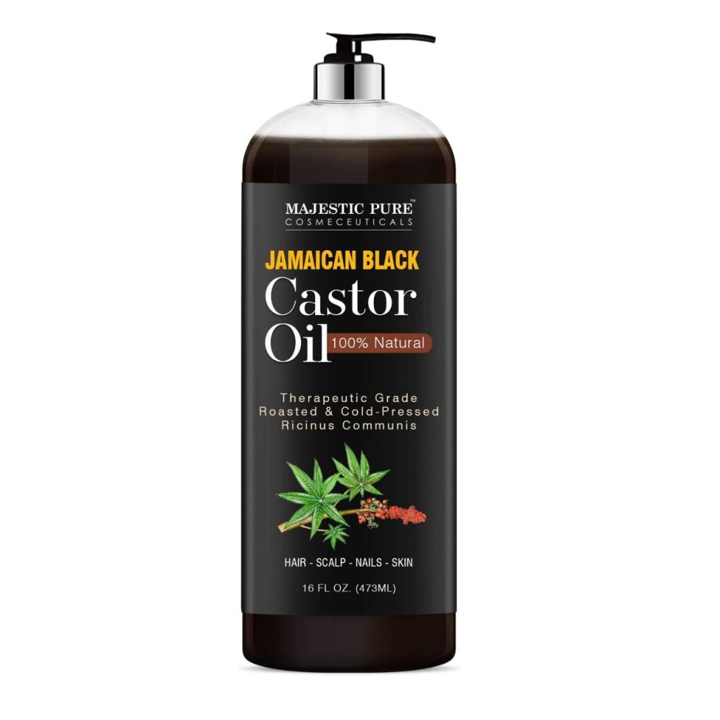 MAJESTIC PURE Jamaican Black Castor Oil for Hair Growth 