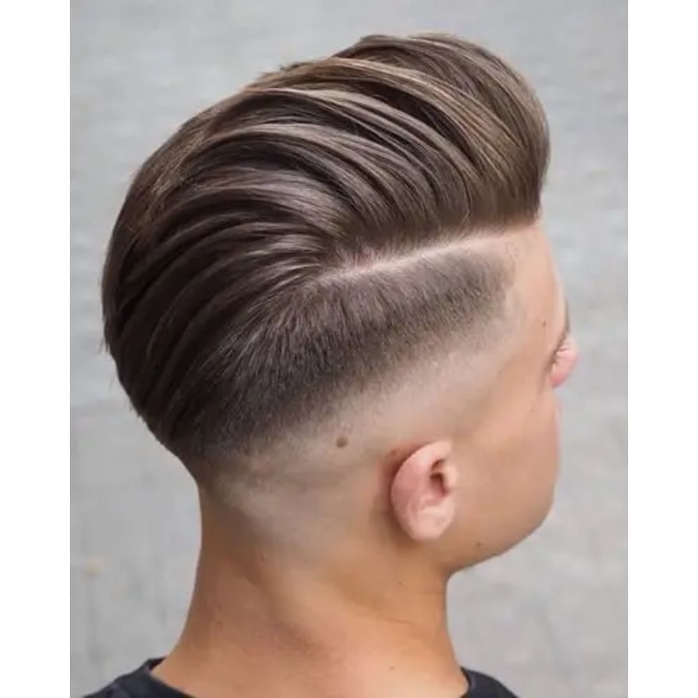Low Pomp Burst Fade For A Clean Look