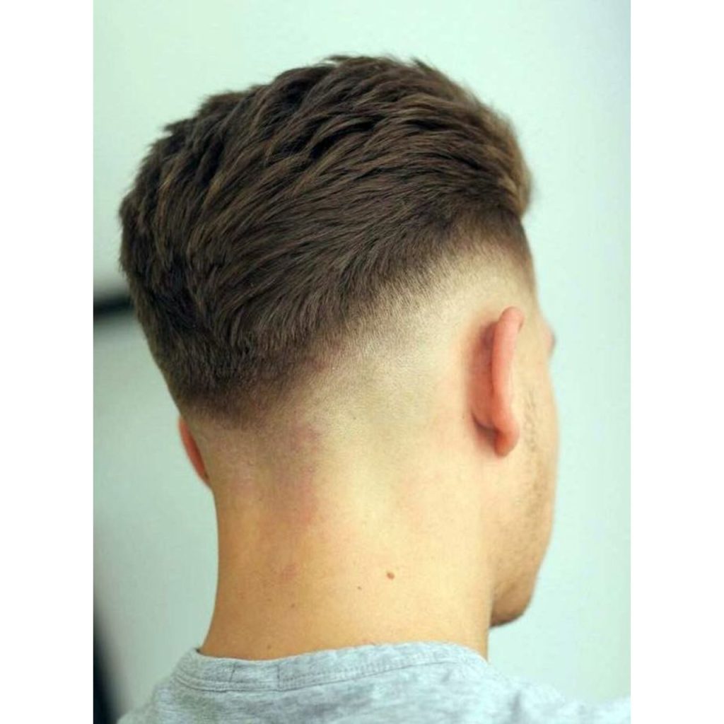 V Back Mid Drop Fade for Chic Modern Look