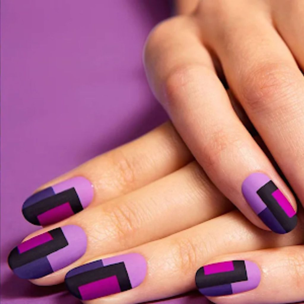 Modern Purple Nails for Chic Manicure