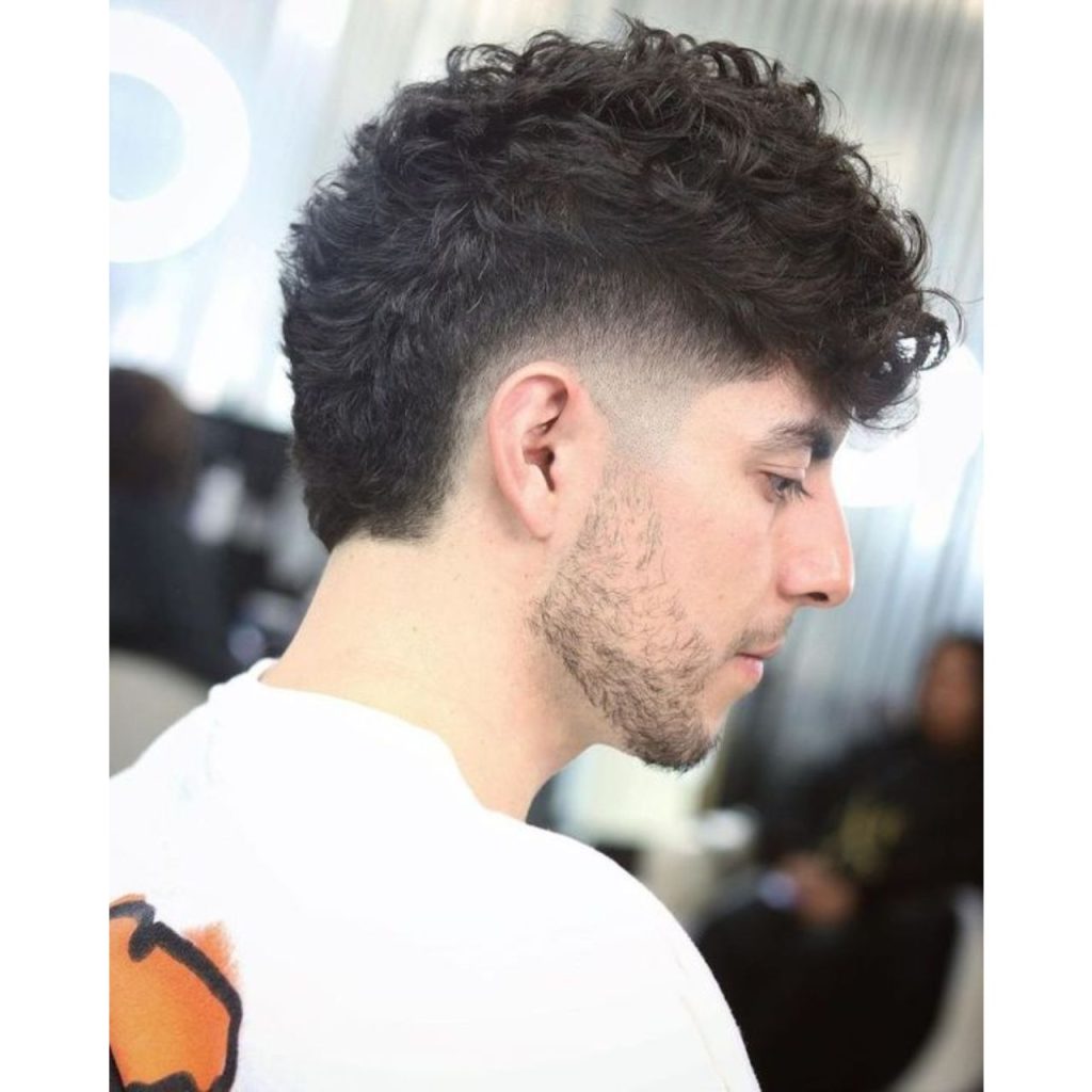 Mullet Mid Drop Fade for Chic Modern Look