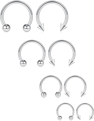 Ruifan Surgical Steel Nose Septum horseshoe hoop