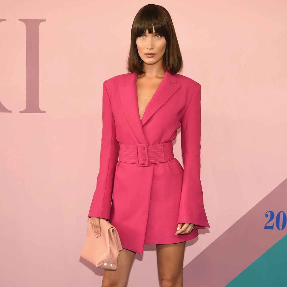 Pink Blazer Dress for Hot and Sexy Look