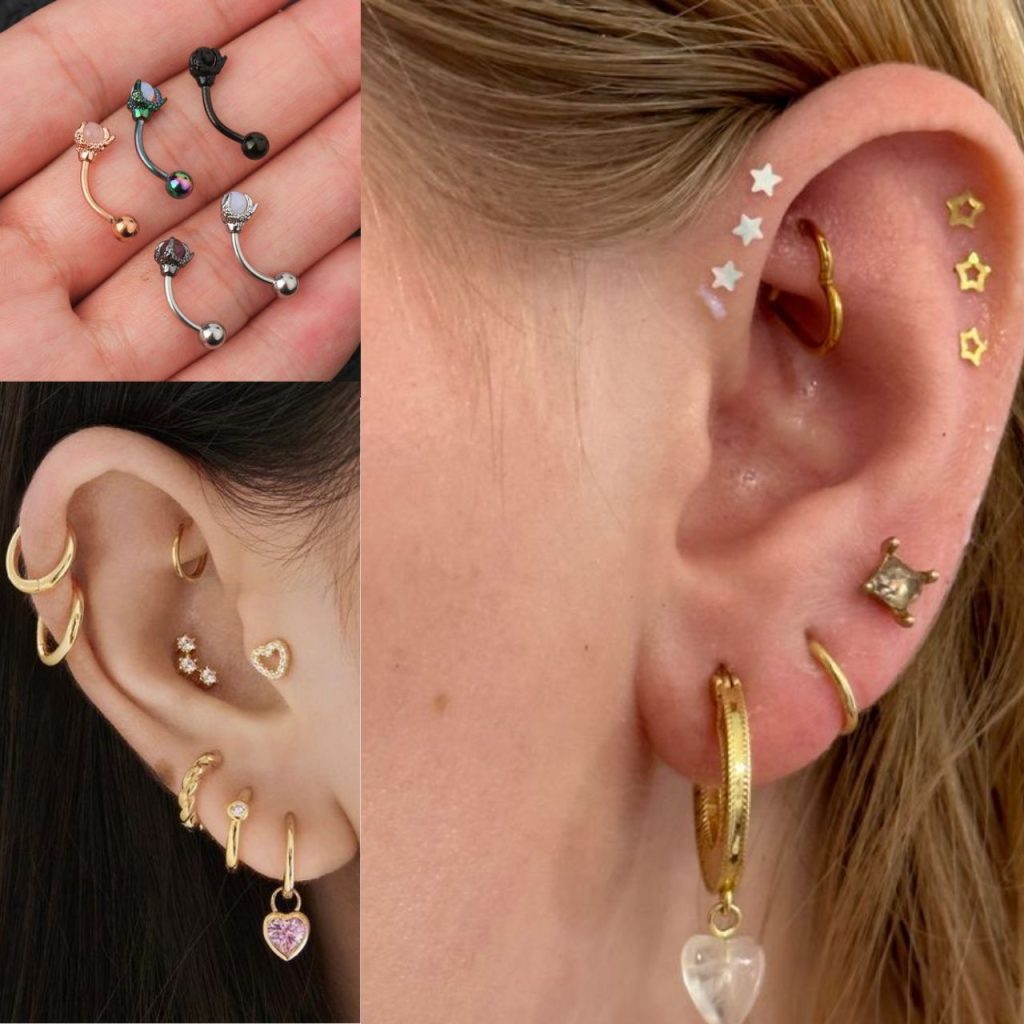 Rook Piercing Jewelry Options