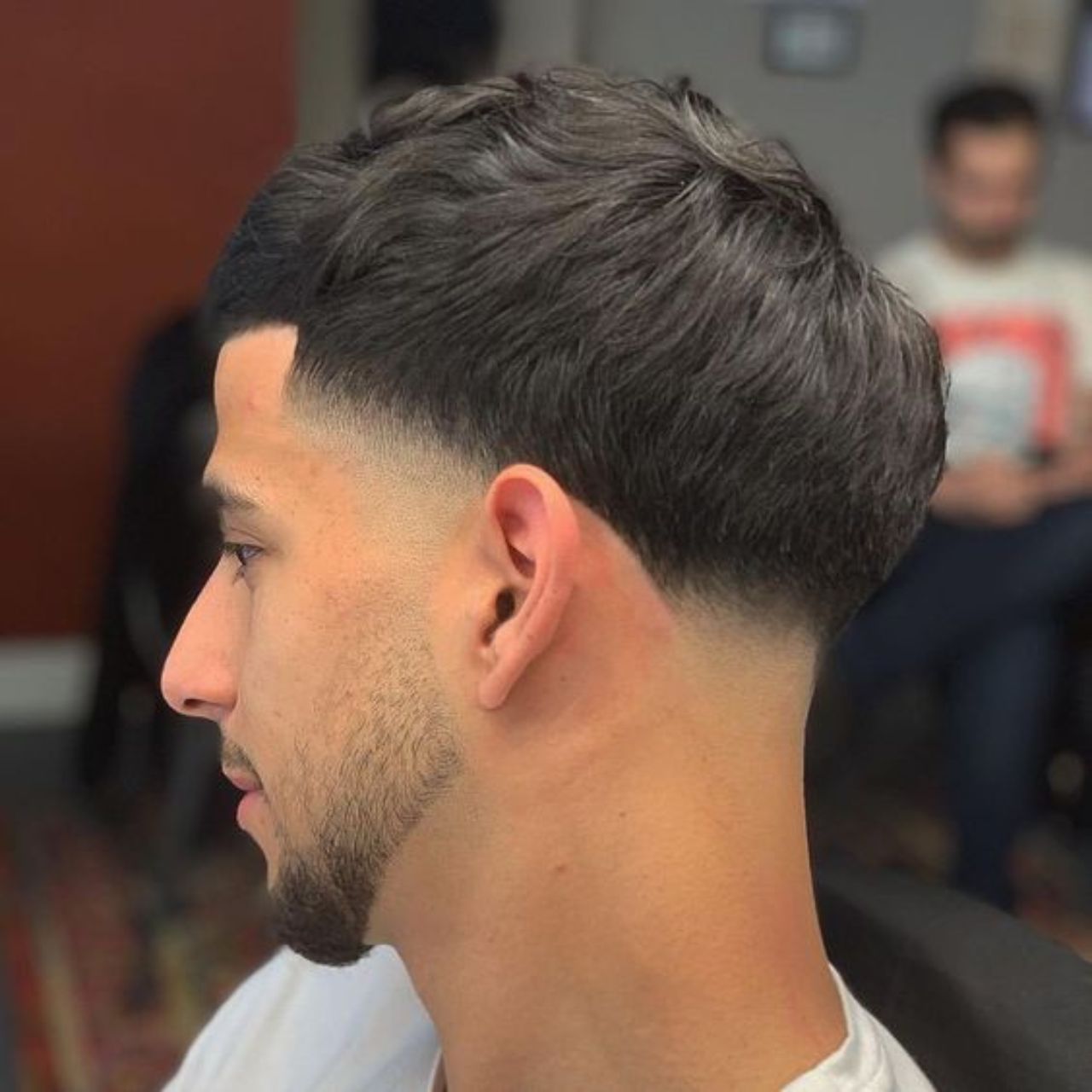 Dramatic Mid Taper Fade Hairstyle