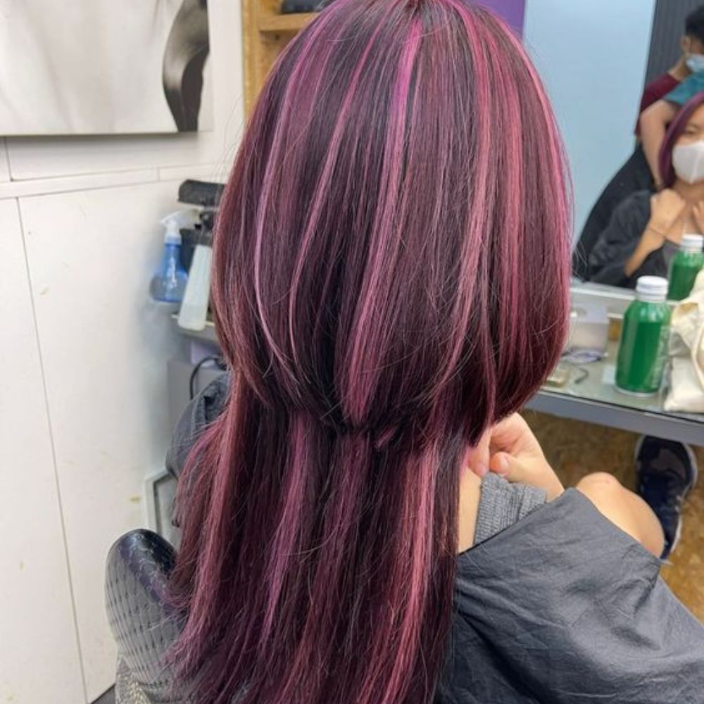 Two Toned Jellyfish Haircut 