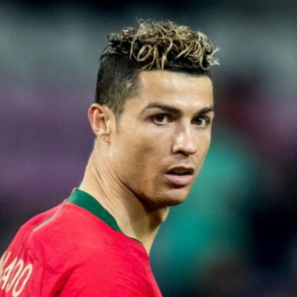 Ronaldo's Bleached Blonde Style