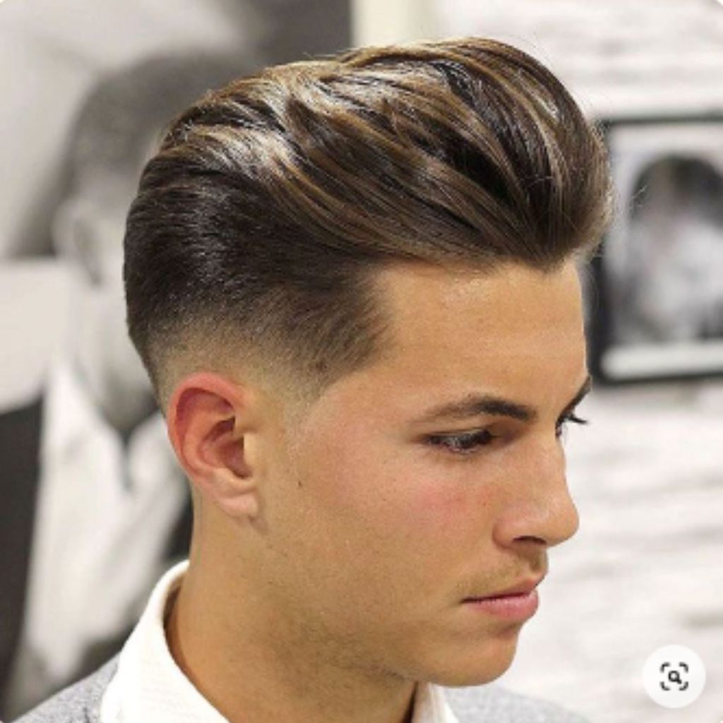 Short Tapered Sides with Volume on the Top