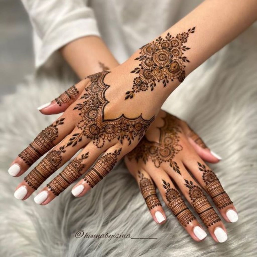 Eid Special Mehndi Design Back Hand Idea   
