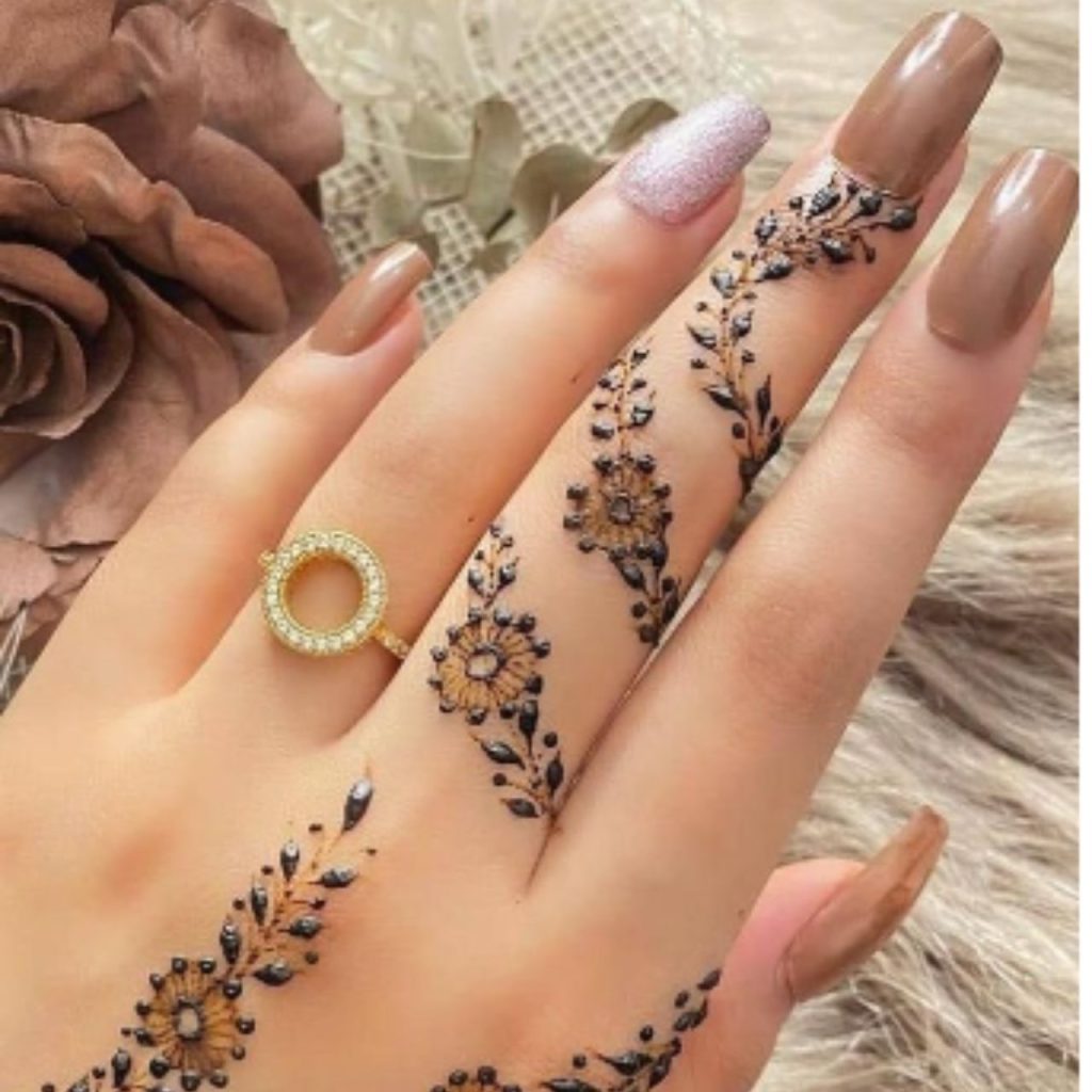  Floral Middle Finger Design