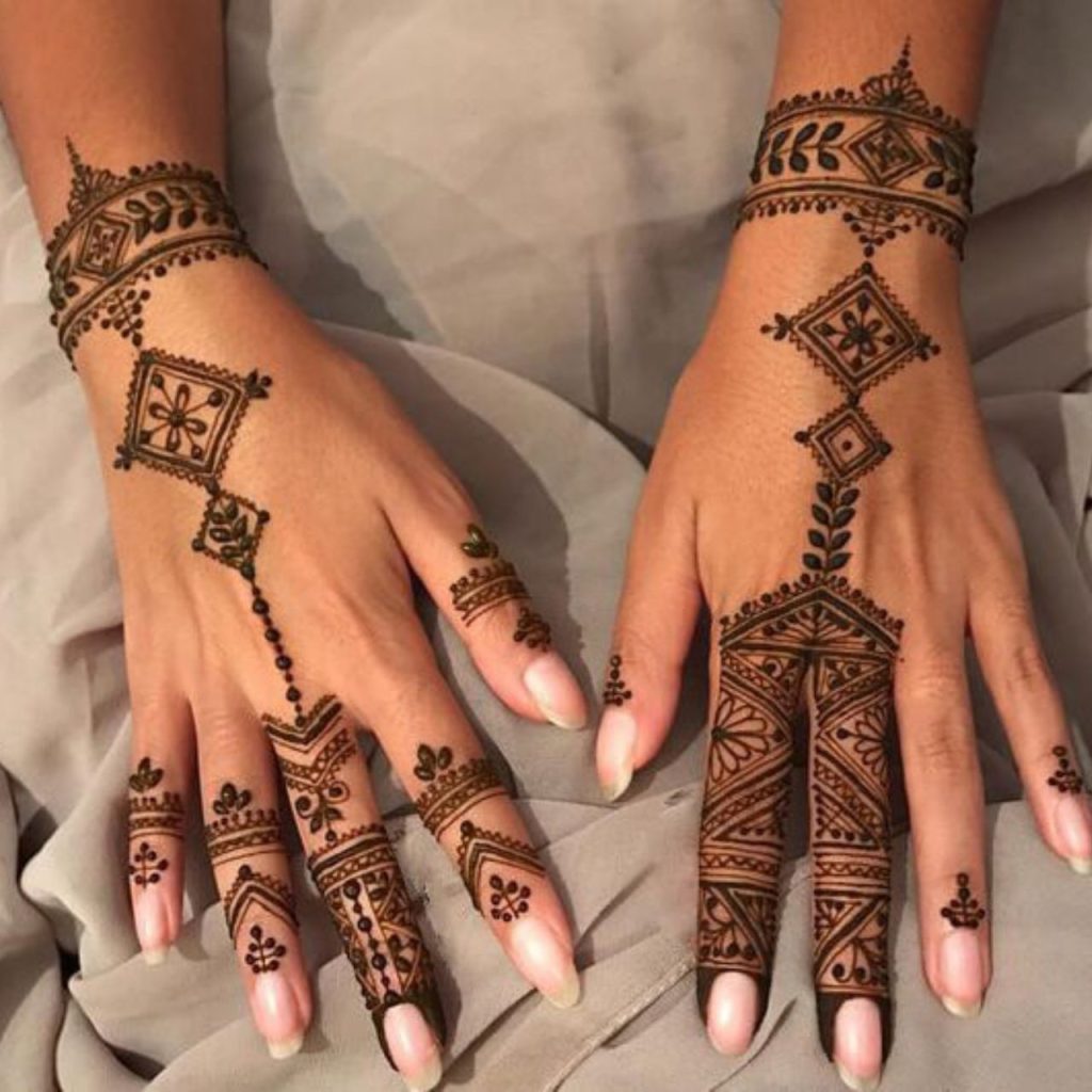 Mild Moroccan Back Hand Mehndi Designs Latest Step-By-Step Guide    