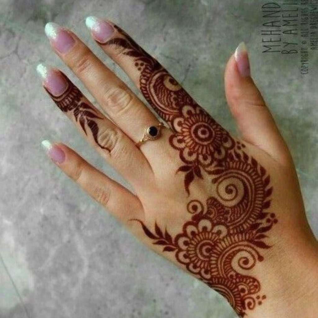 Simple Back Hand Mehndi Designs Latest Step-By-Step Guide   
