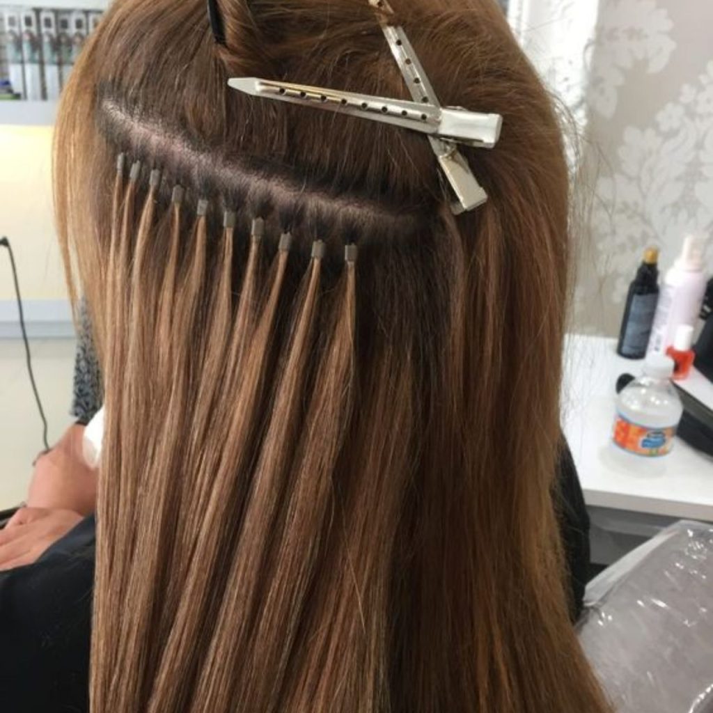 Micro Ring Extensions for short hair