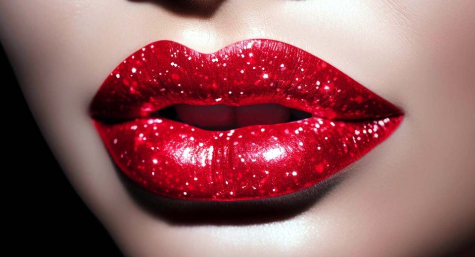 Red Glitter Lipstick Looks You'll Love